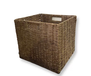 Basket Foldable Light Brown