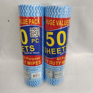 Laundry: Heavy Duty Wipes 50 Sheet Roll