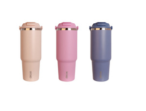 Decor: Decor®  2-in-1 Travel Tumbler Double Wall Stainless Steel 900ml