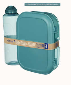 Sistema Sale: Sistema 1.1L Ribbon™ Lunch with Mini Bite™ & 480ml Swift™ Bottle Pack