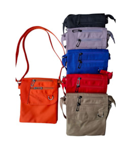 Double Zip Satchel Bag