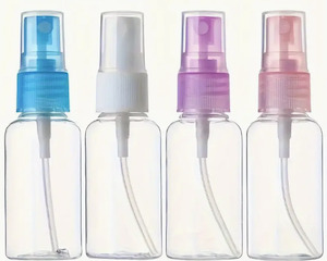 Cosmetic Pharmaceutical Containers: Mist Spray Bottle Clear Plastic
