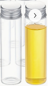 25ml PET Bottle W Silver Lid