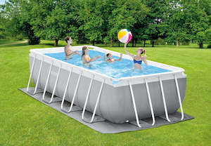 Intex Prism Frame Rectangular Pool Set 9ft (3.00m x 1.75m x 80cm / 9ft x 5ft 9in x 31.5in)
