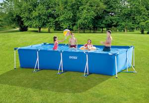Pool Se: Intex Rectangular Frame Pool (4.5m x 2.2m x 84cm / 14ft 9in x 7ft 3in x 33in)