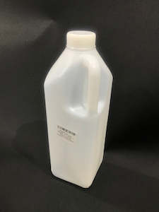 Commercial Storage Jerry Cans: Flagon, with Lid - Square, 2 Lit 292(h) x 94mm, Natural H.D.P.E (Food Grade)