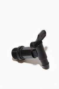 Commercial Storage Jerry Cans: Water Butt Tap with Hose Barb 3/4" (Long Thread)