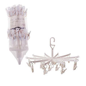 Pegs Galore: Dline Portable Clothes Dryer, 20 Pegs