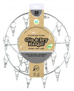 Pegs Galore: Peg Hanger St/Steel 20 Pegs