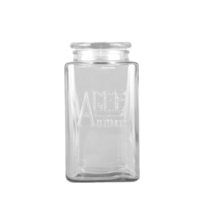 Brand Agee: Agee 1.6l Embossed Jar And Lid