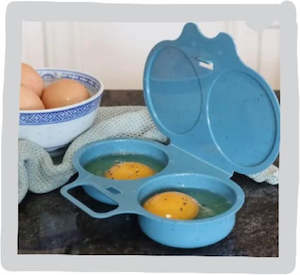 Brand White Magic: Ocean Microwave Egg Poacher