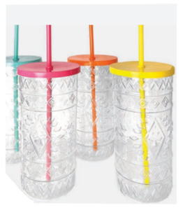 Large Tropical Cups 850Ml