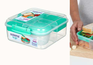 Sistema Sale: Sistema® 1.25L Bento Cube TO GO™ with Yogurt Pot