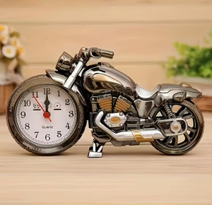Home Decorating Interior Design: Motorcycle Clock Harley Style