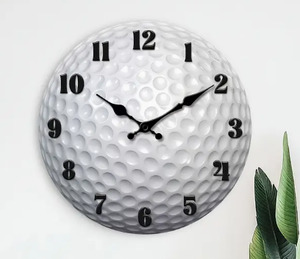 Golf Clock 25.5cm