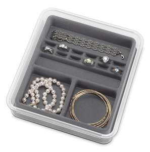 Bedroom Accessories: Jewellery Tray 4 Sections 12 rings