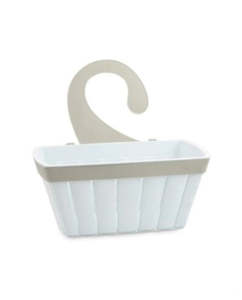 Bathroom: Doga Italian Shower Caddy - White