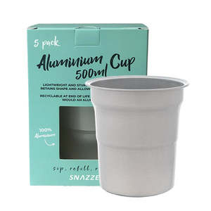 Kitchen: Seymours Aluminium Cup 500ml 5pk