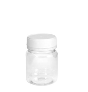 Round Pet Jar 100ml/125g With Lid
