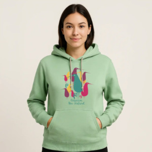 Clothing: Wild Kiwi Women's Hoodie - Retro Kiwi