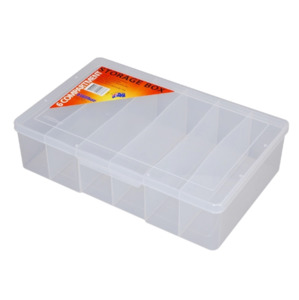 Storage Box, Fischer, 6 Compartment Large 311x119x80