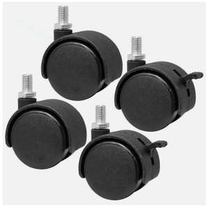 Castors S/4 25mm Pole