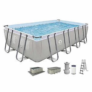 Avenli 5.49m x 2.8m x 1.22m (18'x 9.2'x 48") Frame Plus Rect Pool Set