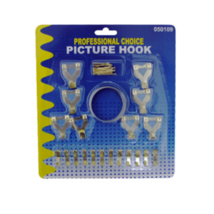 Hardware: 20 Pack Picture Hook Set WAS $3.50 NOW