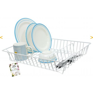 Kitchen: Dish Drainer, 43x35cm, White