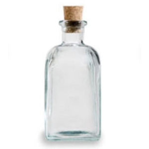 Kitchen: 3 Pc Mini Glass Bottles 30ml WAS $2.50 NOW