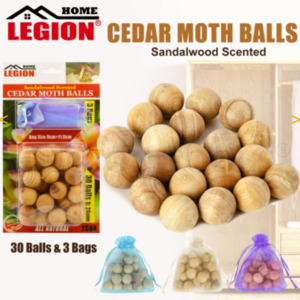 Laundry: Cedar Moth Balls 30pc