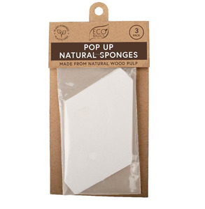 Pop Up Natural Sponges 3 Pack