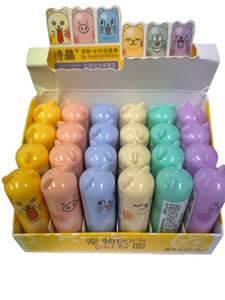 Bathroom: Lip Balm Moisturizing - Cat Faces