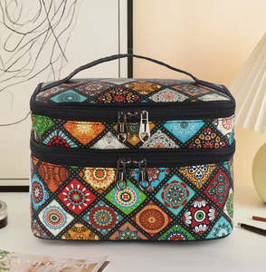 Bathroom: 3 Layer Makeup Bag