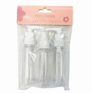 Bathroom: 3pc Traveling Bottle Set 60ml (Pump/Spray)