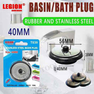 Bathroom: Stainless Steel Basin Plug 40mm