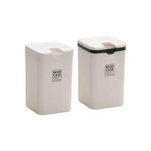 Bathroom: Toilet Brush Case White