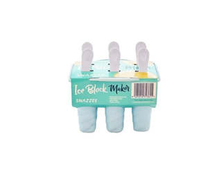Kitchen: Snazzee Silicone Ice Block Popsicle Maker