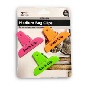 Kitchen: Medium Bag Clips 3pc