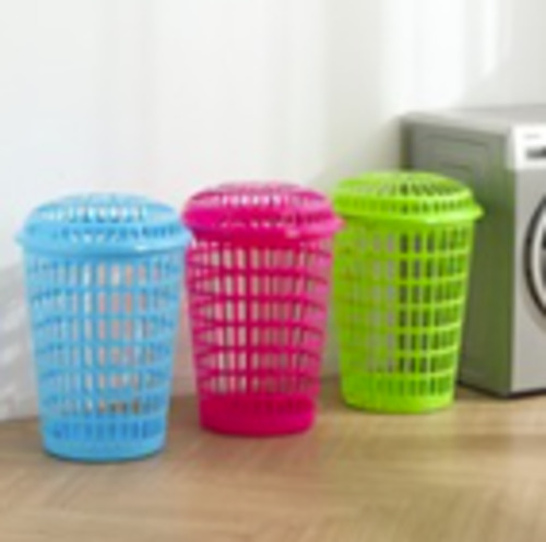Laundry: Laundry Basket W Lid 50x70cm