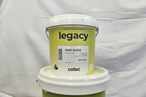 Products: Cotec Legacy Semi Gloss Acrylic White - Payless Paints