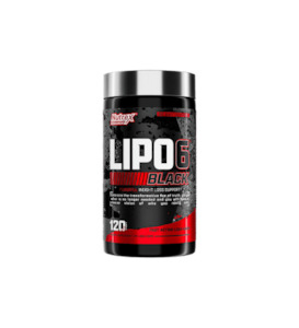 Black Friday Deals Upto 80 Off: NUTREX LIPO-6 BLACK FAT BURNER 120 Cap