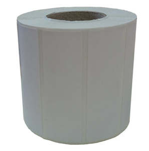 Pos Consumables: Thermal Direct Label 76x25mm Permanent - 1000 per Roll