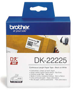 Brother DK22225 Continuous Paper Label 38mm x 30.48m