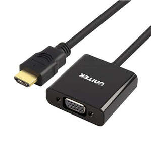 Adapters: Unitek HDMI Type A (M) to VGA (F) Adapter Cable