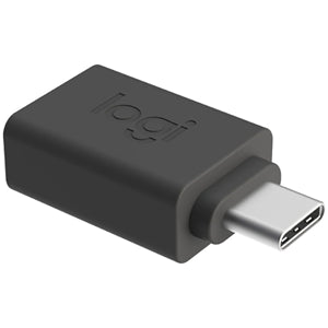 Adapters: Logitech USB Type-A (F) to USB Type-C (M) Adapter