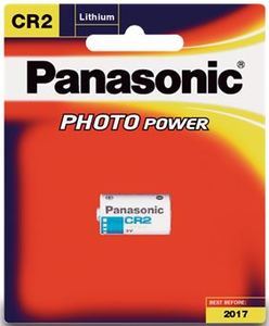 Batteries Chargers: Panasonic CR-2 Photo Lithium 3V Camera Battery 1 Pack