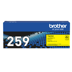 Brother Printers Accessories: Brother TN259Y Extra High Yield Toner Yellow