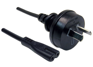 Cables Other: 2 Pin Power Lead (M) to Figure 8 (M) 2m Power Cable - Bulk
