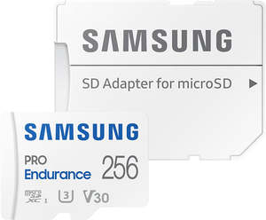 Memory Secure Digital: SAMSUNG PRO ENDURANCE 256GB MICRO SDXC